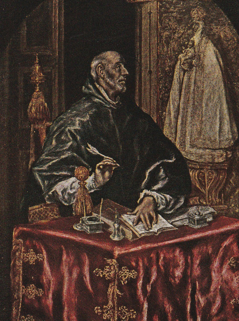 St. Ildefonso El Greco National Gallery of Art Postcard Close Up