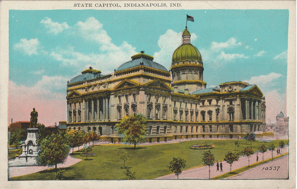 State Capitol Building Indianapolis IN Postcard