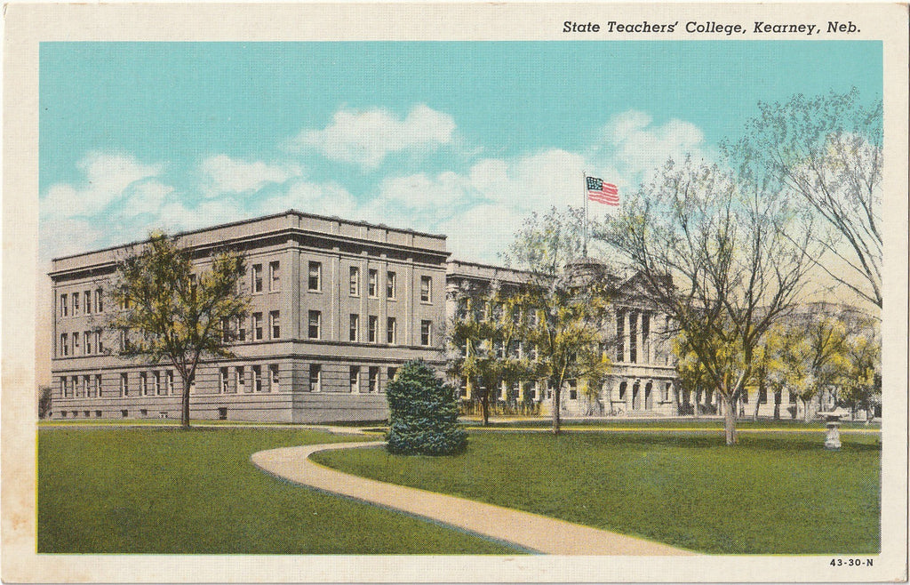 State Teachers' College - Kearney, NE - Postcard, c. 1930s