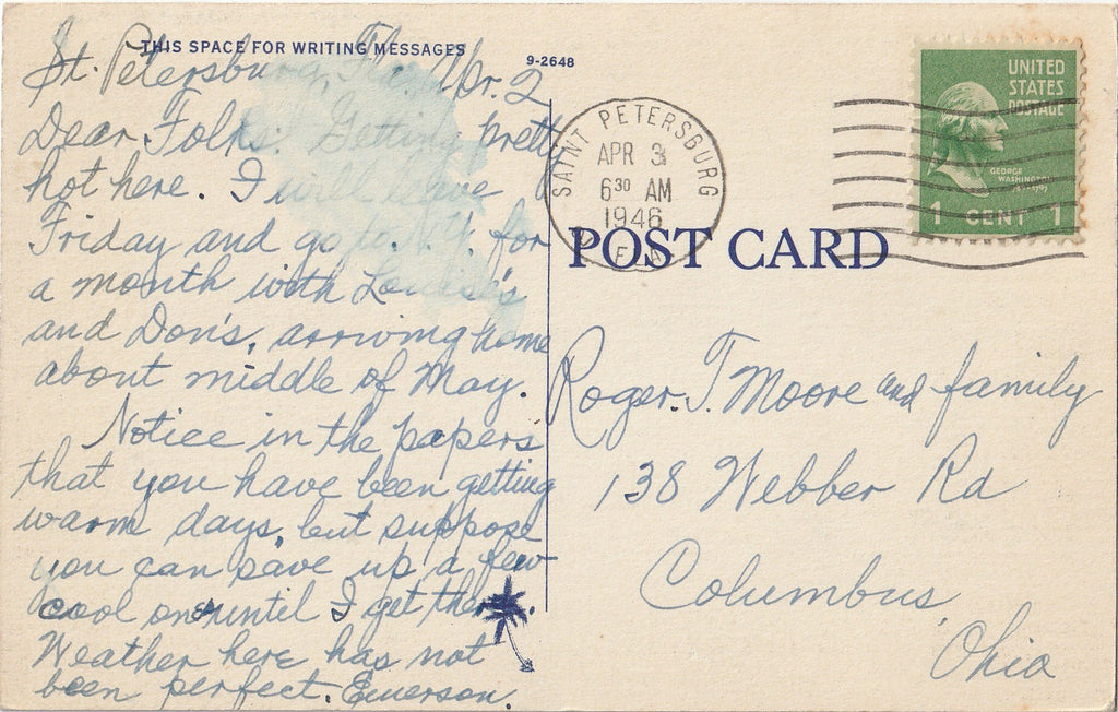Bok Tower Gardens - Lake Wales, Florida - SET of 3 - Postcards, c. 1950s