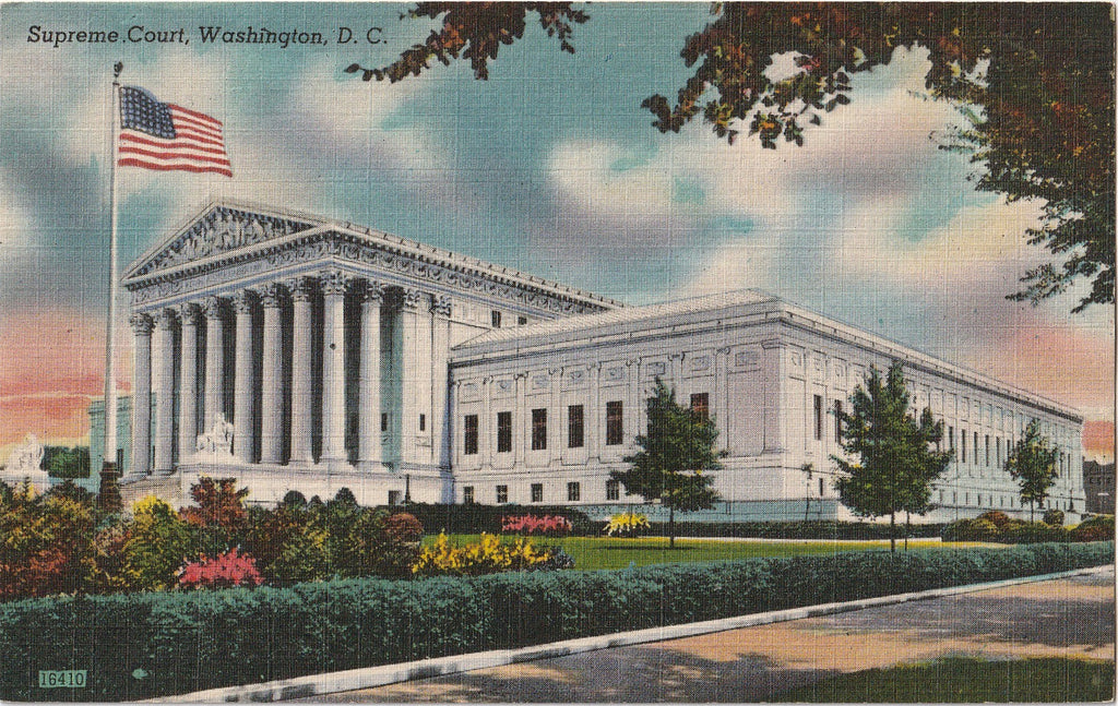 Supreme Court Building Washington DC Postcard