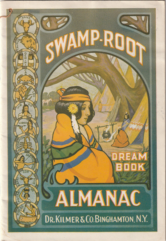 Swamp-Root Dream Book and Almanac - Dr. Kilmer & Co. - Booklet, c. 1938