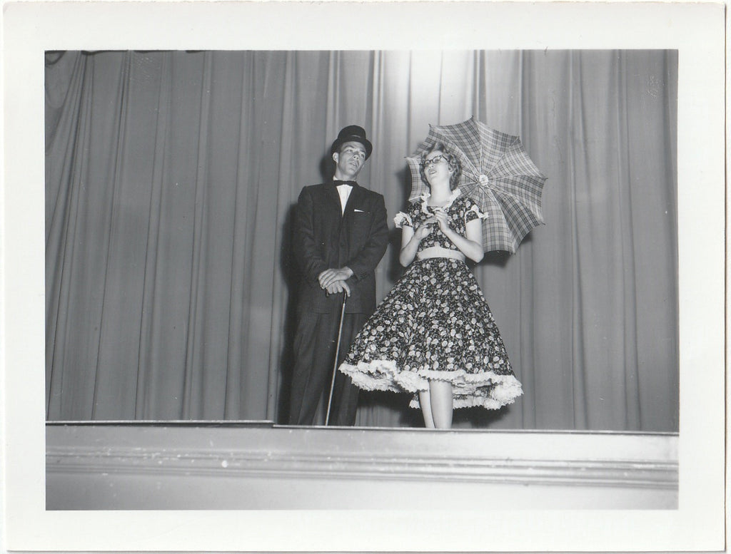 Talent Show Duet - Snapshot, c. 1960s