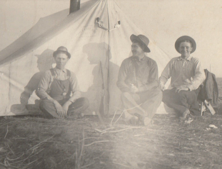 Tent Camping - Boise, Idaho - RPPC, c. 1910s