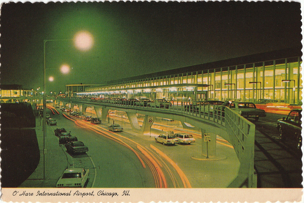 Terminal Building - O'Hare International Airport - Chicago, IL - Postcard, c.1960s