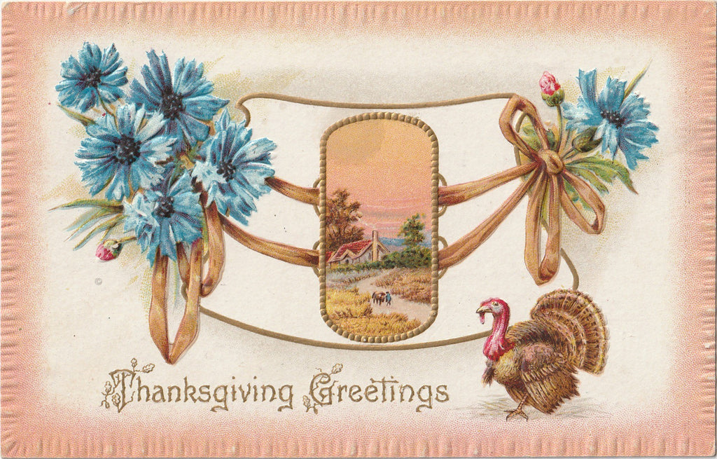 Thanksgiving Greetings - Postcard, c. 1910s 