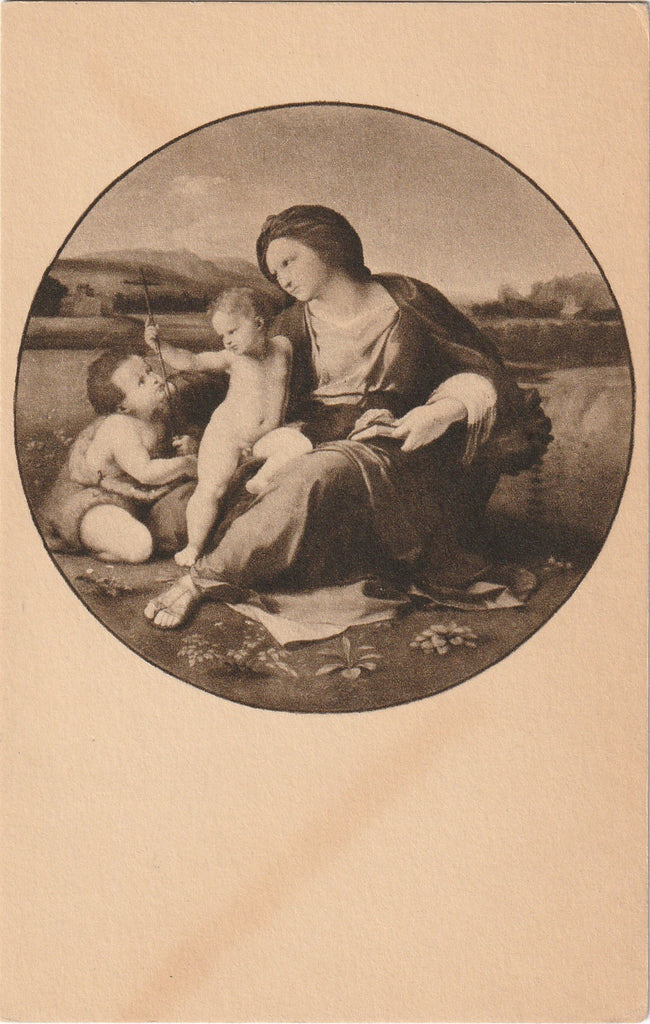 The Alba Madonna by Raphael - Mellon Collection - National Gallery of Art - Postcard, c. 1900s