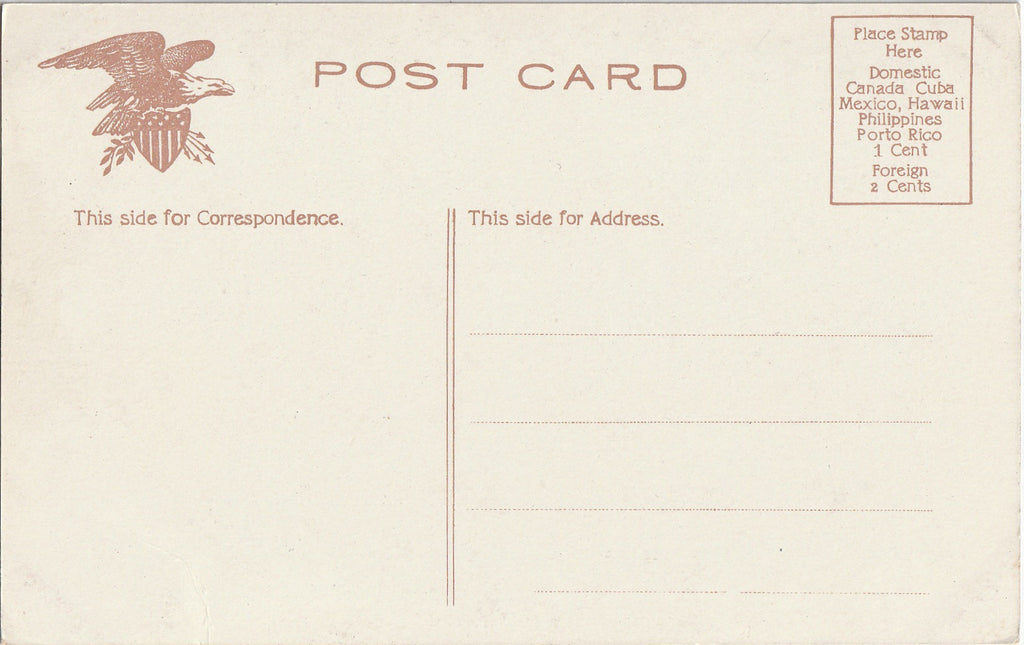The Arts By Kenyon Cox Library of Congress Postcard Back