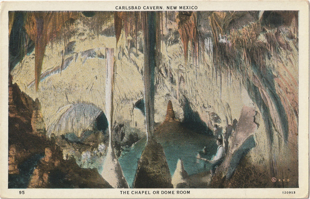 The Chapel or Dome Room Carlsbad Cavern Postcard