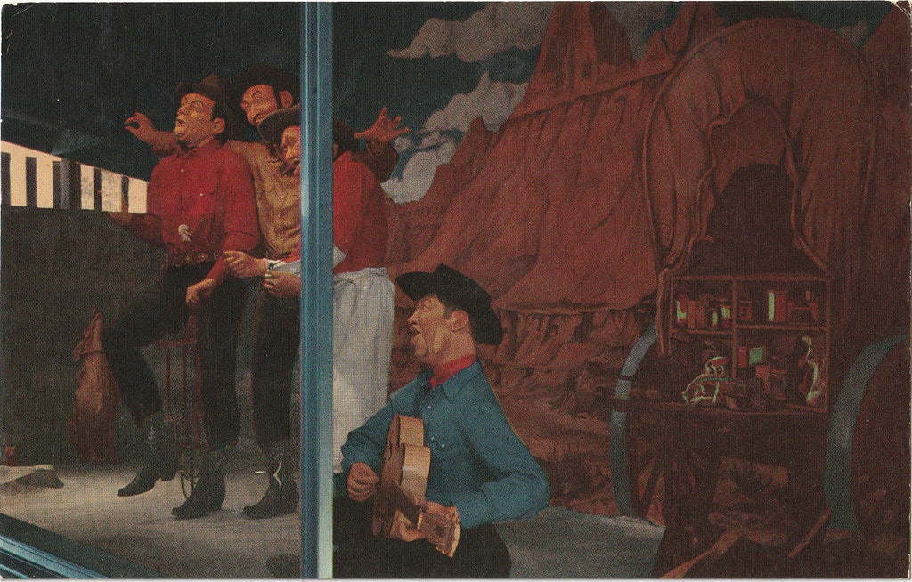 The Chuck Wagon Quartet - Wall Drug Store - Wall, SD - Postcard, c. 1950s