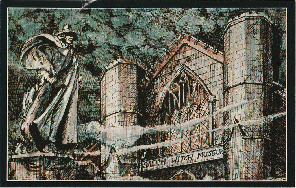 The Famous Salem Witch Museum - Postcard, c. 1970s