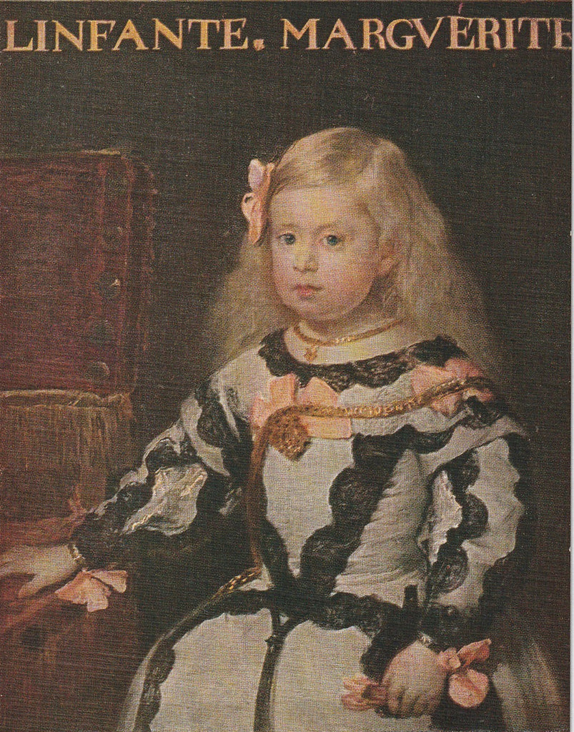 The Infant Marguerite Diego Rodriguez de Silva y Velasquez Postcard Close Up