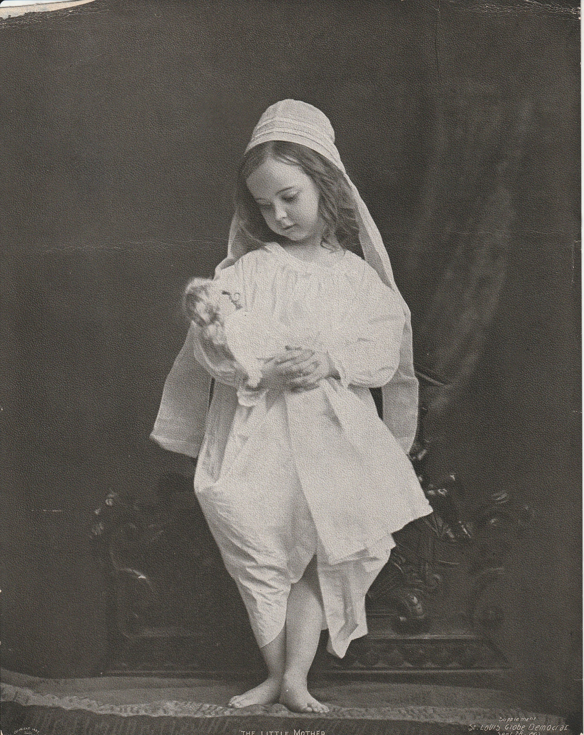The Little Mother - St. Louis Globe Democrat - Sept. 28, 1902 - Americ Ephemera Obscura Collection The Little Mother - St. Louis Globe Democrat - Sept. 28, 1902 - Americ Ephemera Obscura Collection