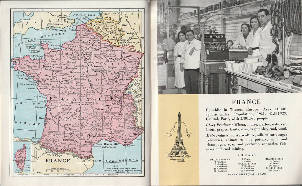 The Money of the World - The National Cash Register Company - A Century of Progress - Booklet, c. 1934 - France