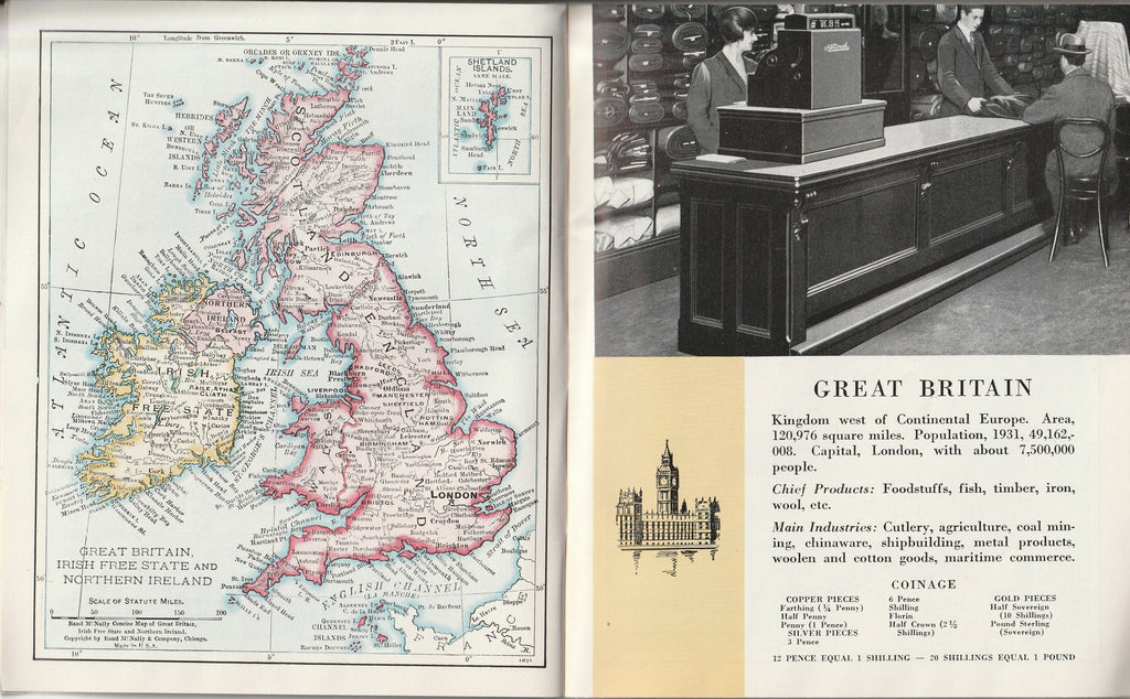 The Money of the World - The National Cash Register Company - A Century of Progress - Booklet, c. 1934 - Great Britain