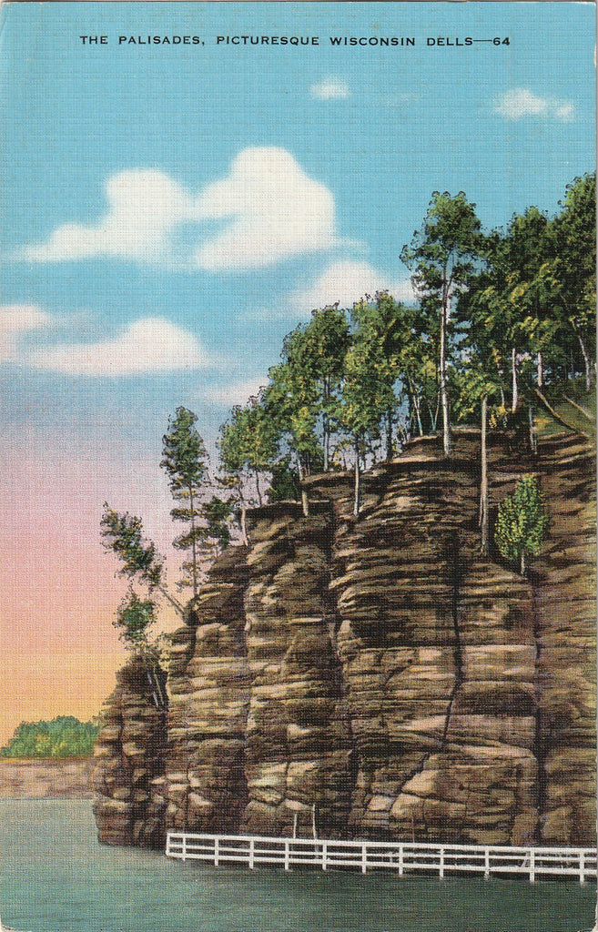 The Palisades Wisconsin Dells Postcard