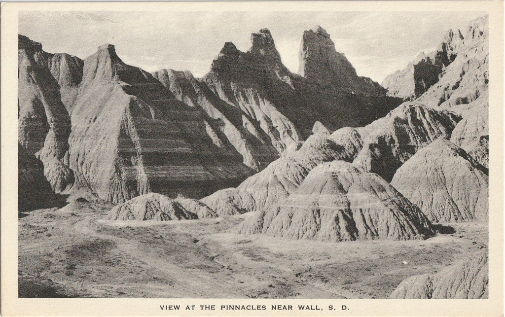 The Pinnacles - Wall, South Dakota - Postcard, c. 1920s