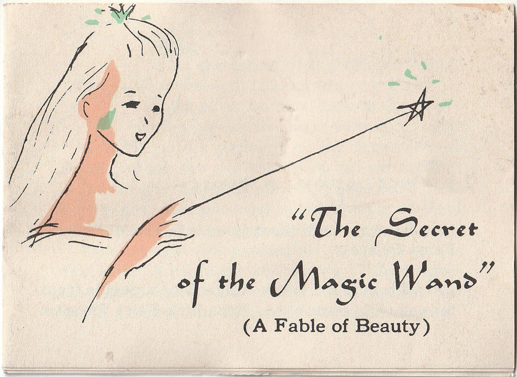 The Secret of the Magic Wand - Fairy Princess Cosmetics for Little Girls by Coty - Booklet, 1956
