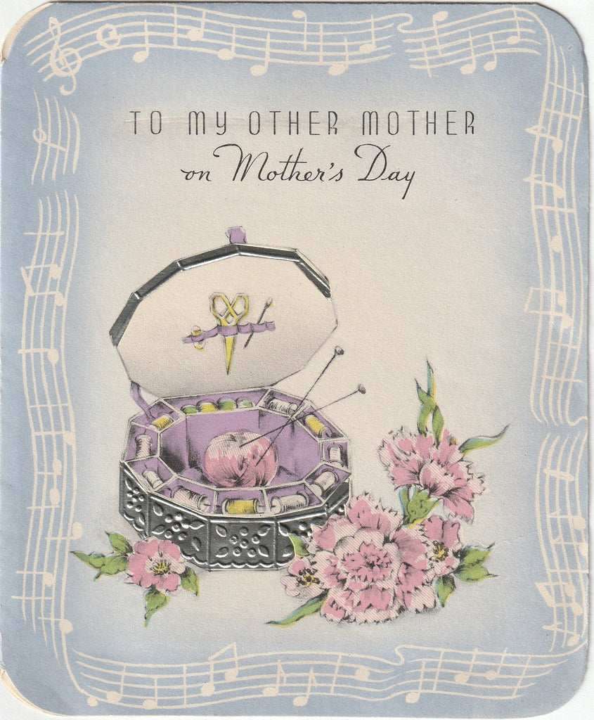 To My Other Mother on Mother's Day - Card, c. 1950s