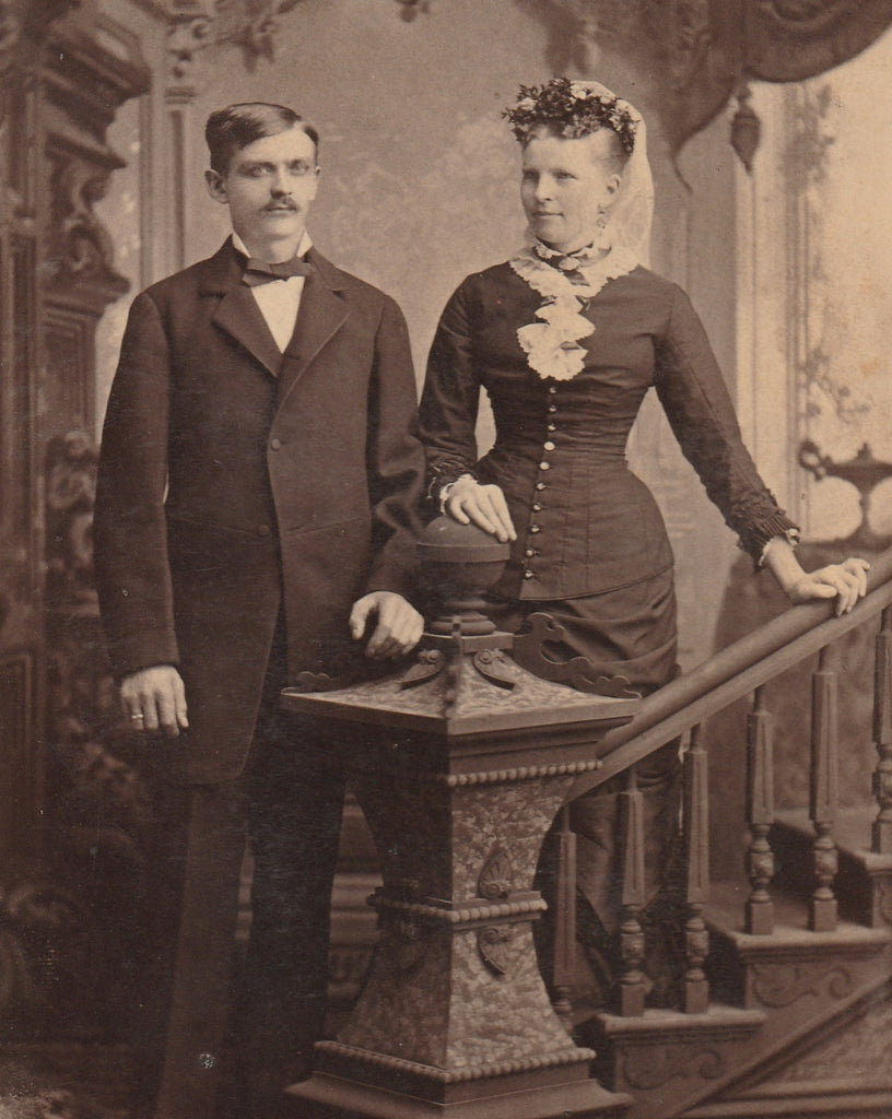 Victorian Wedding Racine WI Cabinet Photo Close Up