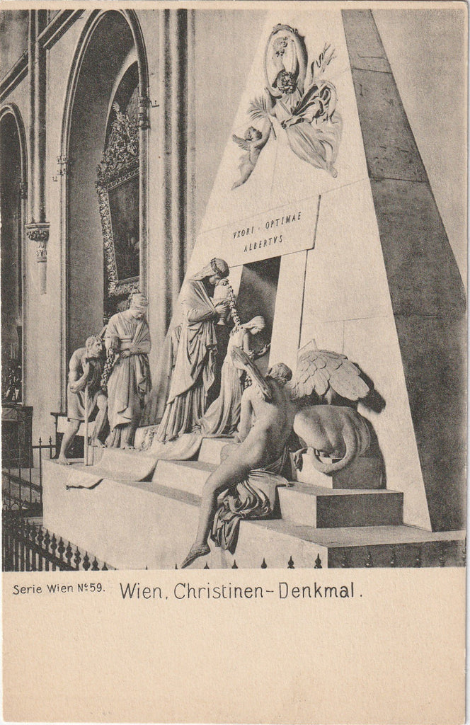 Tomb of Maria Christina Vienna Postcard