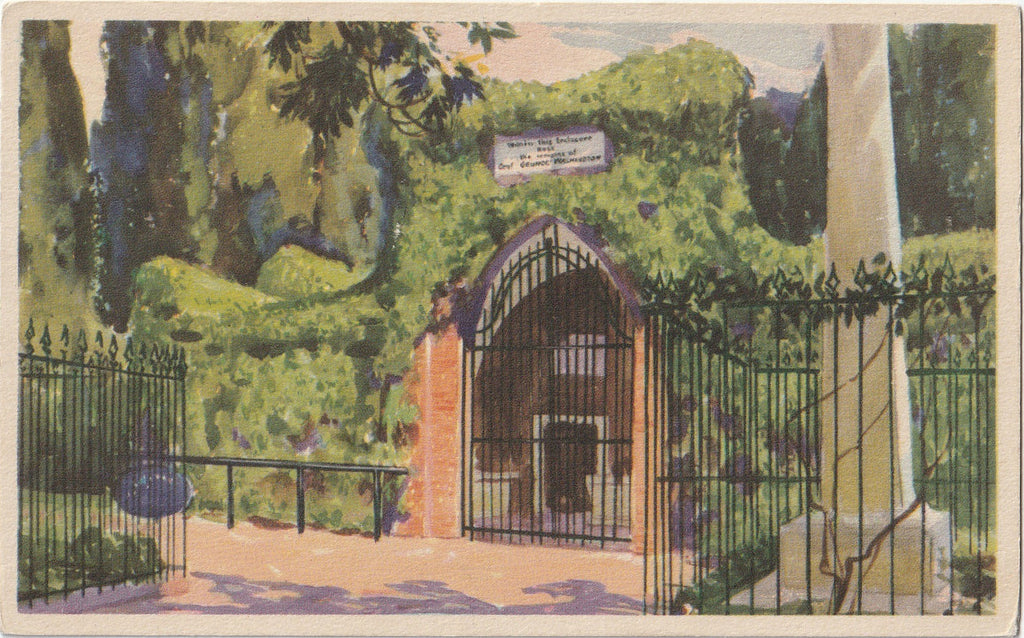 Tomb of Washington Mount Vernon Virginia Postcard