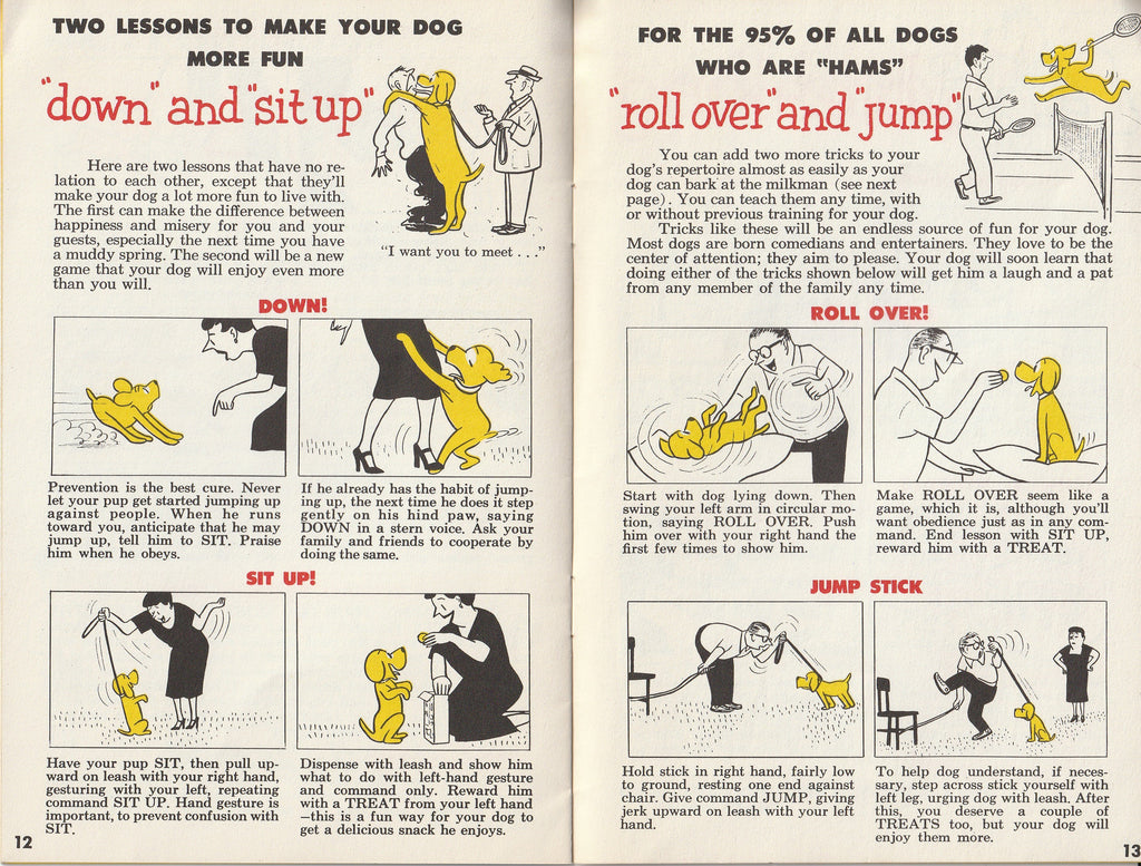 Training Can Be Fun and Useful Too - Ken-L-Treats - Ted Key - Booklet, c. 1955 Page 12-13