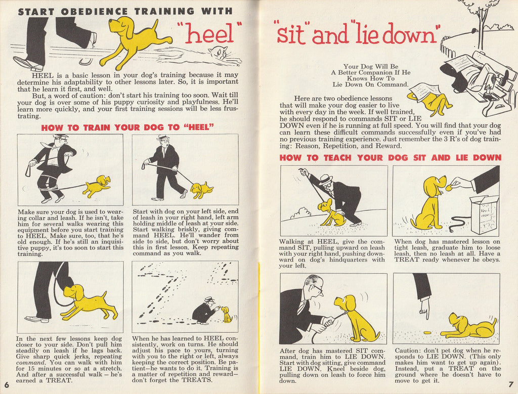 Training Can Be Fun and Useful Too - Ken-L-Treats - Ted Key - Booklet, c. 1955 Page 6-7