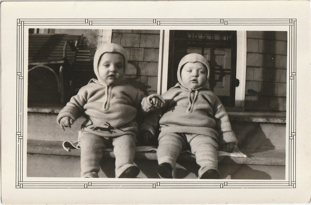 Twin Brothers Vintage Snapshots 1920s 10