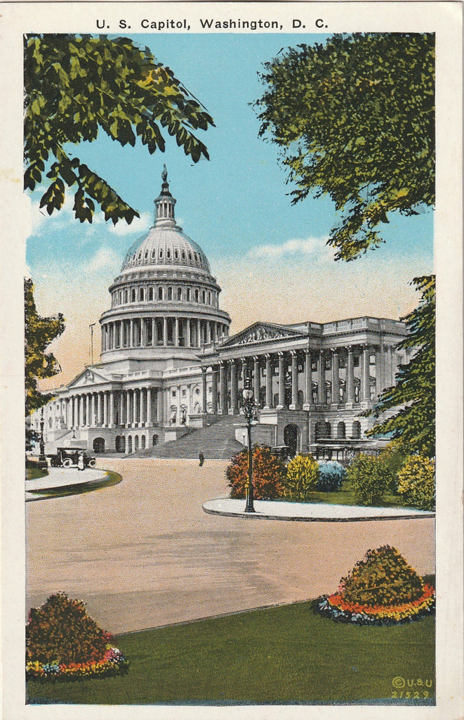 U. S. Capitol Building Washington D. C. Postcard 2 of 2