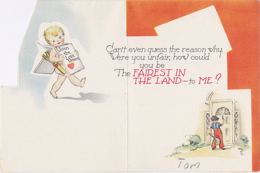 Unfair To Cupid - Love Union - Valentine, c. 1940s