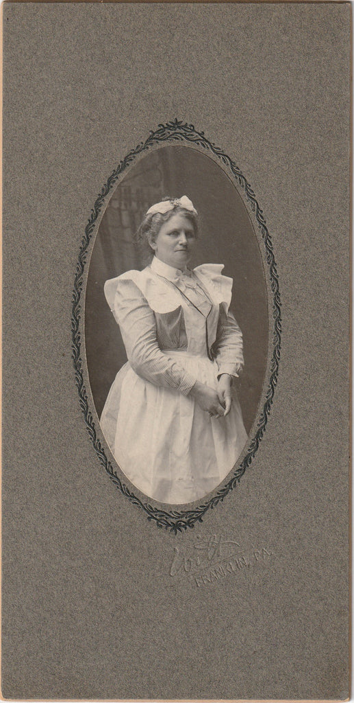 Victorian Nurse Franklin PA Antique Cabinet Photo