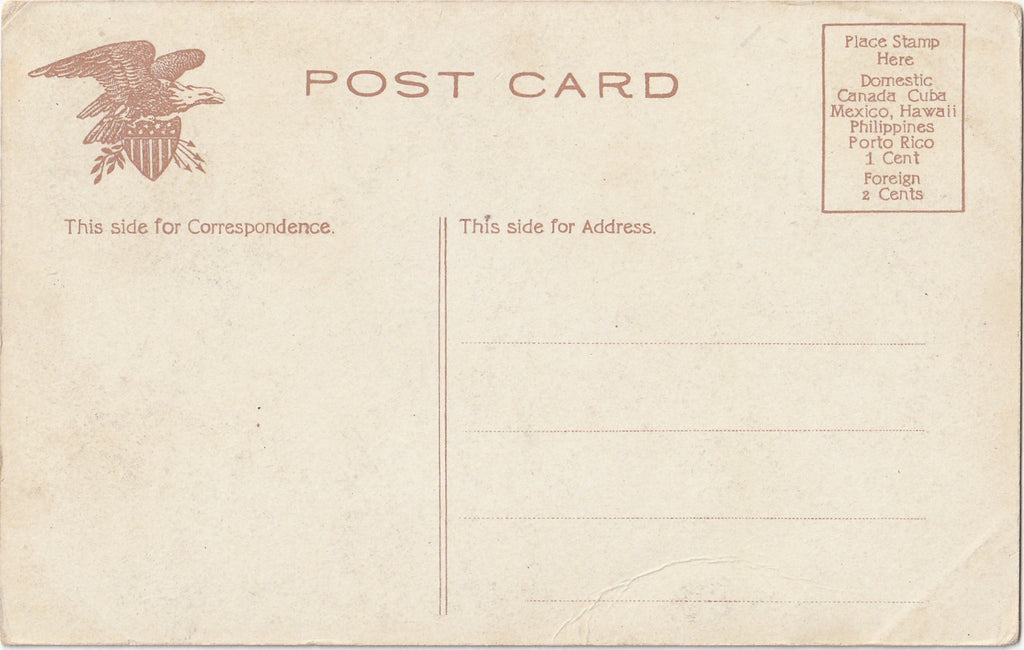 War By Gari Melchers Library of Congress Postcard Back