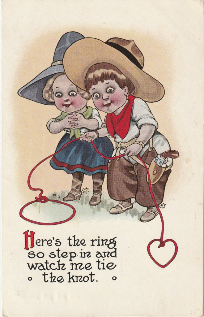 Here's The Ring So Step In And Watch Me Tie the Knot Postcard