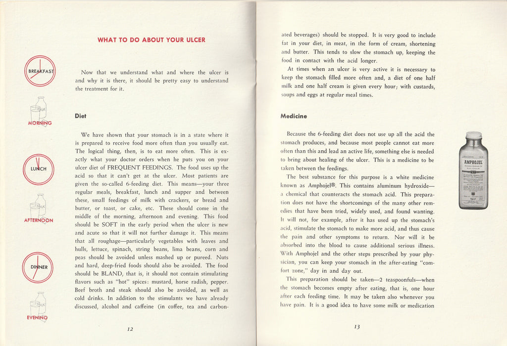 What You Should Know About Healing Your Ulcer - Wyeth Inc. - Booklet, c. 1954