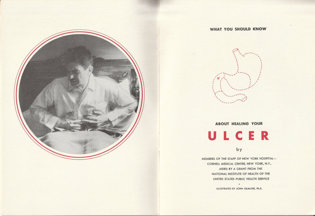 What You Should Know About Healing Your Ulcer - Wyeth Inc. - Booklet, c. 1954 - John Gilmore Ph. D.