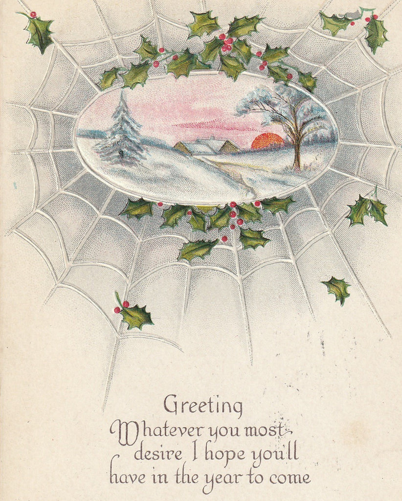 Whatever You Most Desire S Bergman New Year Postcard Close Up