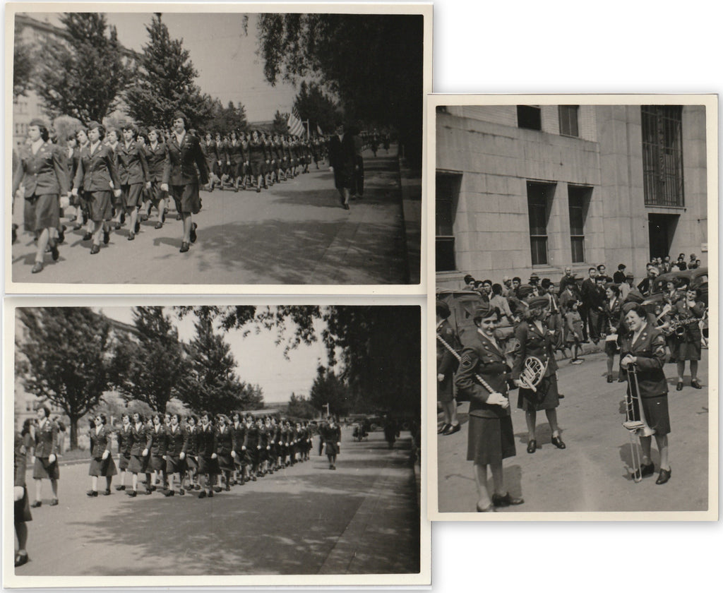 Women's Army Corps Parade WW2 WAC Vintage Photos