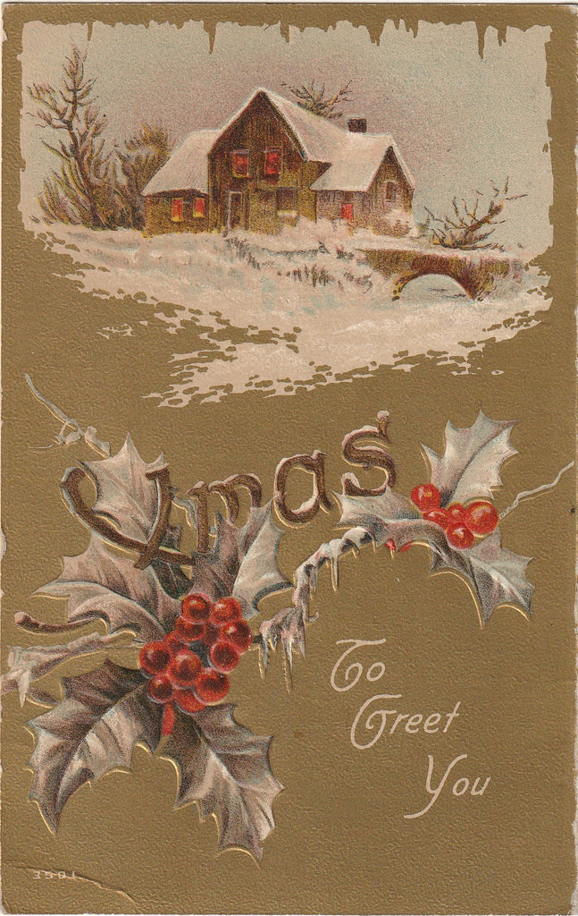 Xmas to Greet You - Postcard, c, 1900s