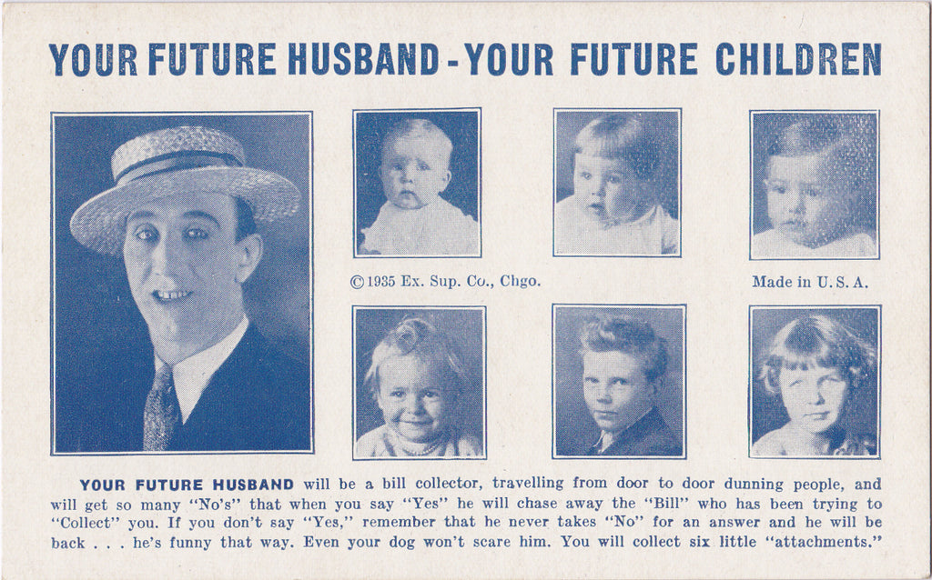 Your Future Husband Children Arcade Card
