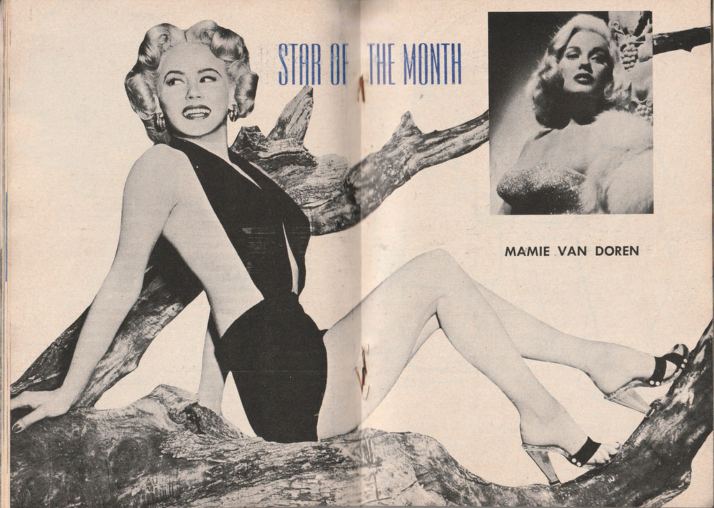 YOU Can Hit Uranium - Hot Rod Millionaire Briggs Cunningham - BOLD Magazine - September, 1954 - Star of the Month Mamie Van Doren