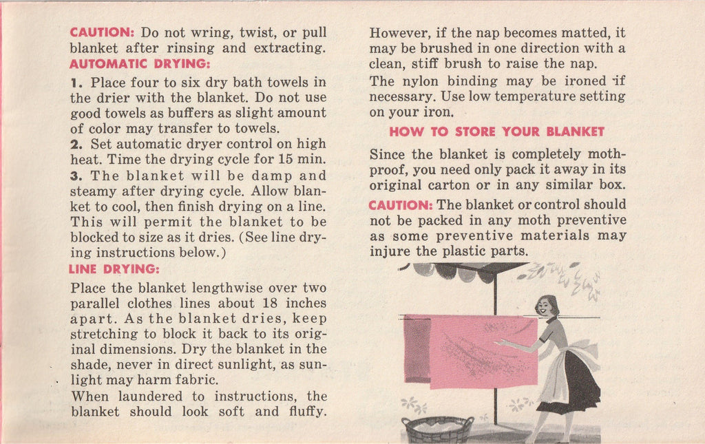 Wonderful World of Comfort - General Electric Automatic Blanket - Booklet, c. 1950s Inside 2
