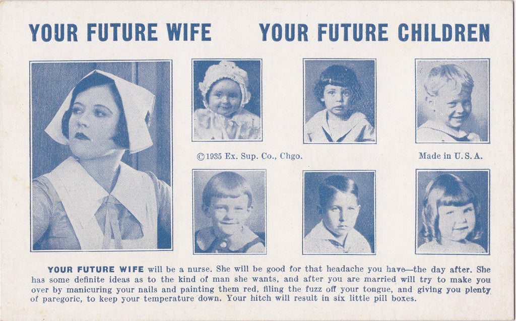 Your Future Wife Children Arcade Card 