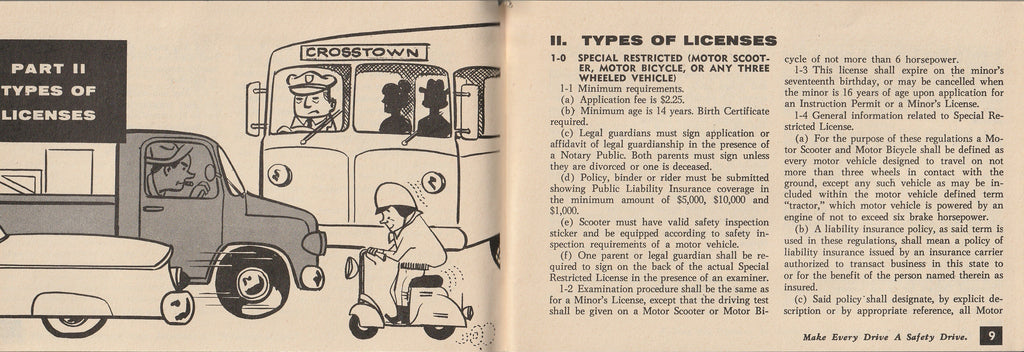 Facts for Colorado Drivers - Lacy L. Wilkinson - Booklet, c. 1960s Pg. 8-9