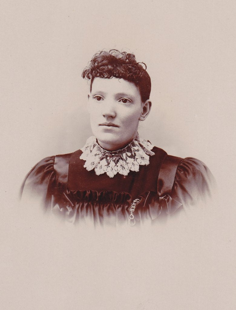 Eyes Like Dark Pools- 1800s Antique Photograph- Victorian Woman- Dodgeville, Wisconsin- Cabinet Photo- Beautiful Portrait- Photographer J G Smith