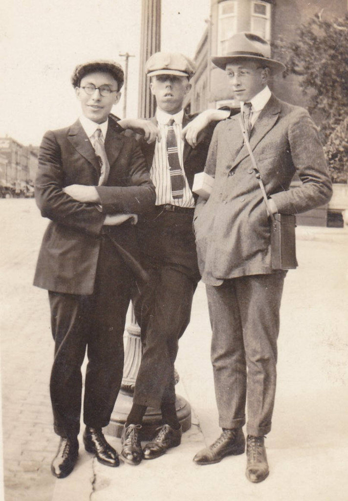 How're These For Dandies- Edwardian Men - RPPC, c. 1910s