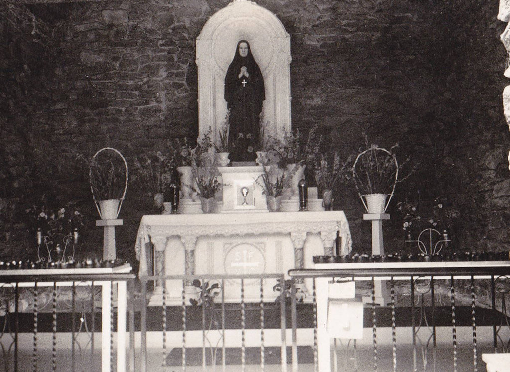 Shrine of Saint Francis Xavier Cabrini- 1940s Vintage Photograph- Mt Vernon, Colorado, Canon Road- Real Photo Postcard- Sanborn Kodak RPPC