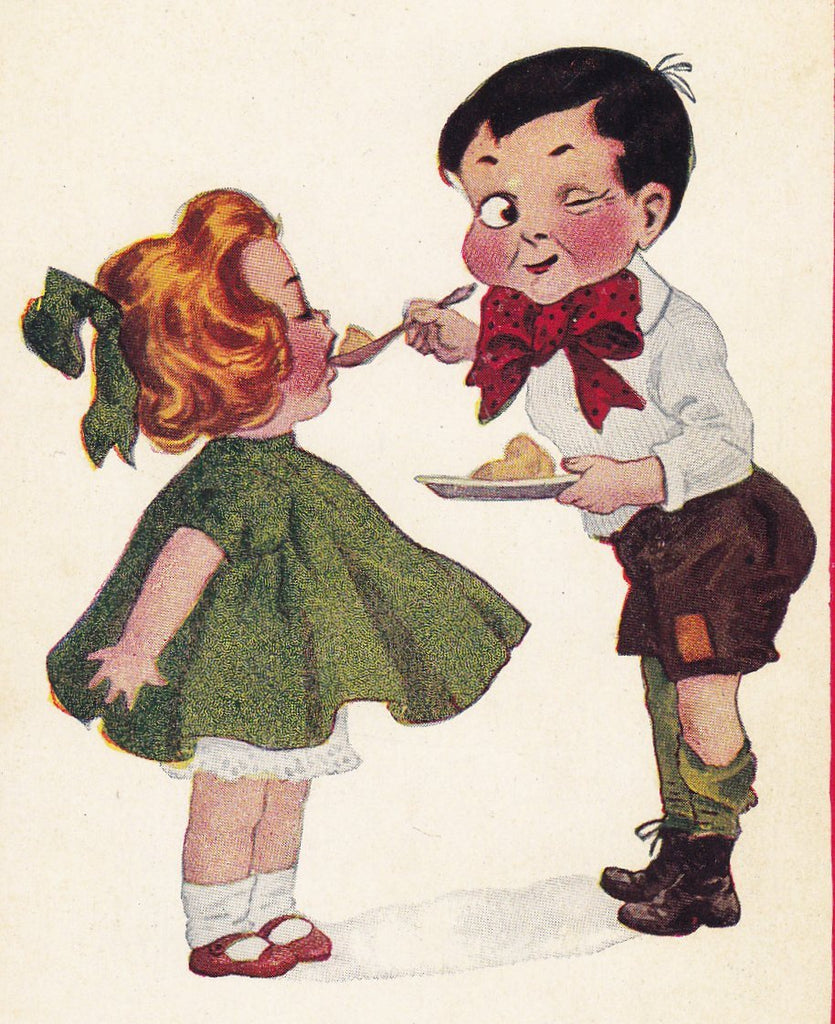 Dis Is Me Sister- 1900s Antique Postcard- Redheaded Stepchild- Edwardian Humor- Bernhardt Wall- Art Comic- T. P. & Co.- Unused