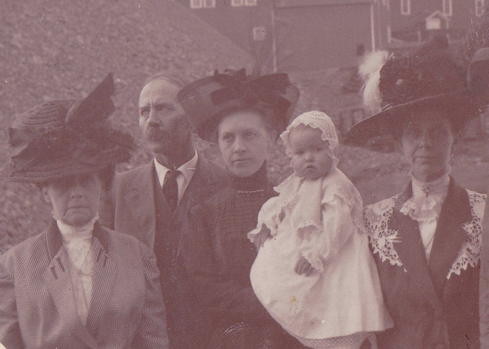 Our Easter Best- 1900s Antique Photograph- Edwardian Family-  Women in Hats- Found Photo- Real Photo Postcard- RPPC