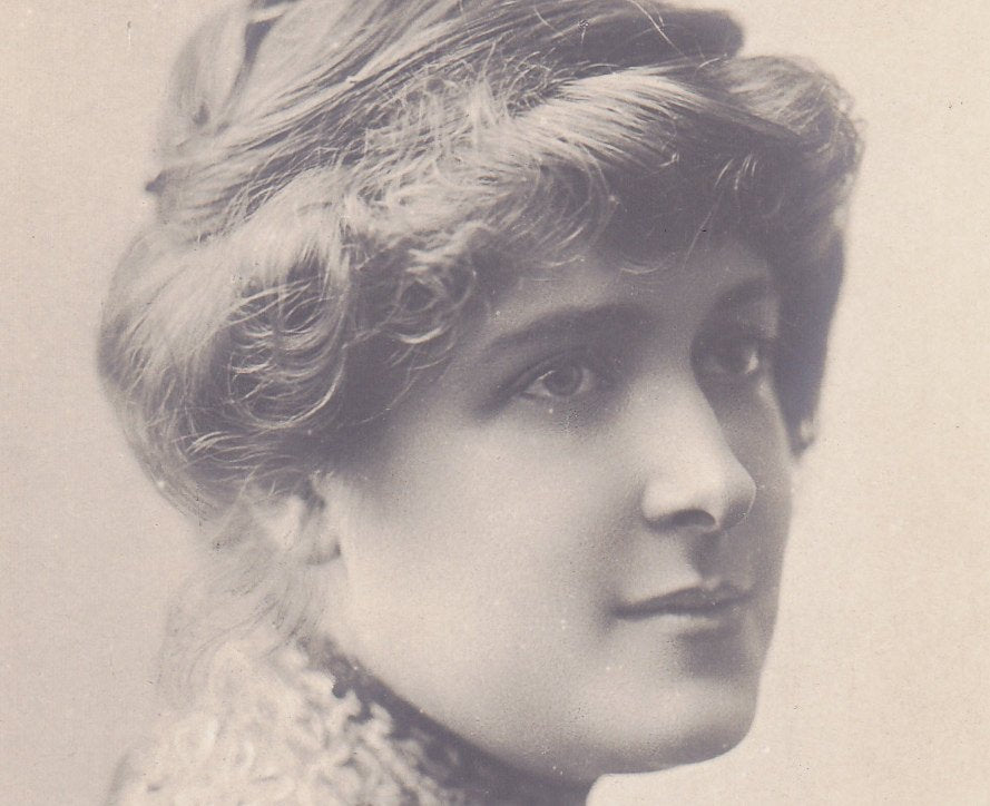 Miss Marie Studholme- 1900s Antique Photograph- Edwardian Actress Portrait- Beautiful Woman- Real Photo Postcard- RPPC
